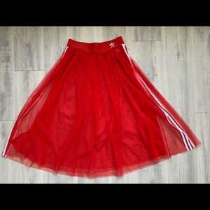 Sz M Adidas sheer skirt
